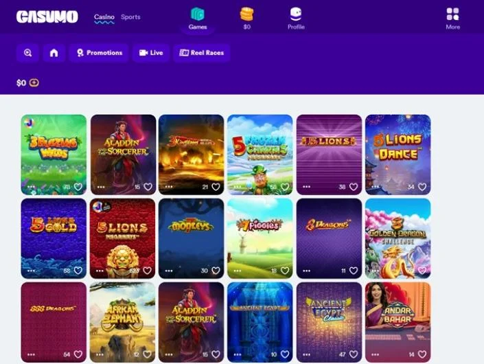 Casumo Casino mobile casino